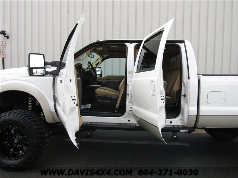 2011 Ford F 350 Super Duty Lariat Lifted 67 Diesel Coil Over Conversion Crew Cab Long Bed Power 0171