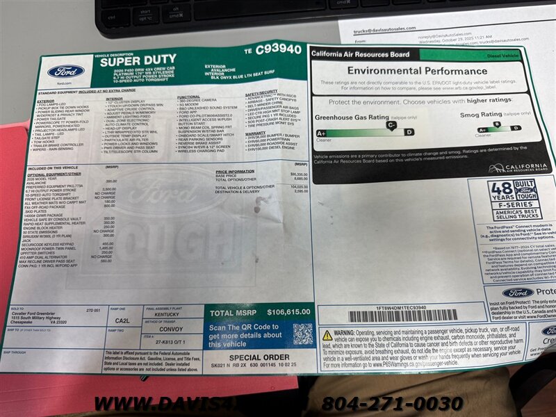 2026 Ford F-450 Super Duty Platinum 4x4 Dually   - Photo 36 - North Chesterfield, VA 23237