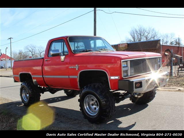 1986 Chevrolet Silverado 1500 C/K10 Lifted 4X4 Regular Cab Short Bed ...