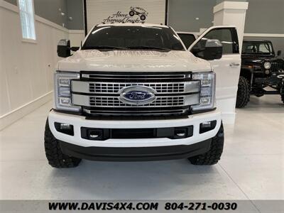 2017 Ford F-350 Super Duty Platinum Diesel Lifted Low Mileage  Crew Cab 6.7 Turbo Custom Pick Up - Photo 47 - North Chesterfield, VA 23237