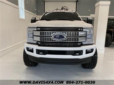 2017 Ford F-350 Super Duty Platinum Diesel Lifted Low Mileage  Crew Cab 6.7 Turbo Custom Pick Up - Photo 6 - North Chesterfield, VA 23237