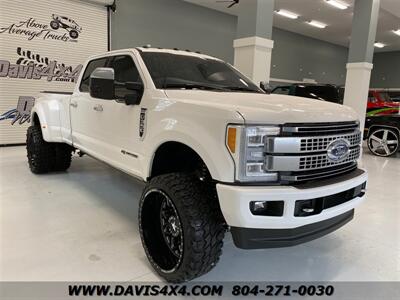 2017 Ford F-350 Super Duty Platinum Diesel Lifted Low Mileage  Crew Cab 6.7 Turbo Custom Pick Up - Photo 25 - North Chesterfield, VA 23237