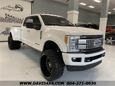 2017 Ford F-350 Super Duty Platinum Diesel Lifted Low Mileage  Crew Cab 6.7 Turbo Custom Pick Up - Photo 24 - North Chesterfield, VA 23237