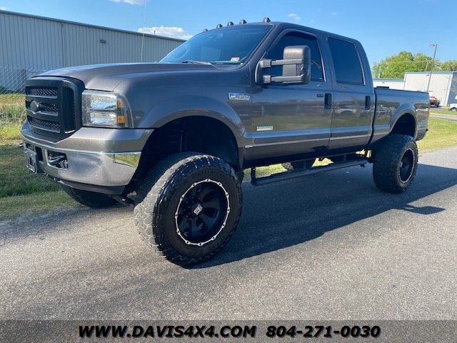 2005 Ford F-250 Super Duty Crew Cab Powerstroke Diesel Lariat 4x4 Short ...