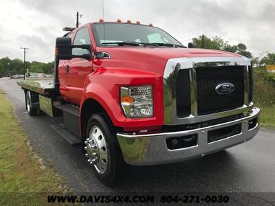 2019 Ford F750 Extended Cab Rollback Wrecker Two Car Tow Truck  Still Under Factory Warranty - Photo 2 - North Chesterfield, VA 23237