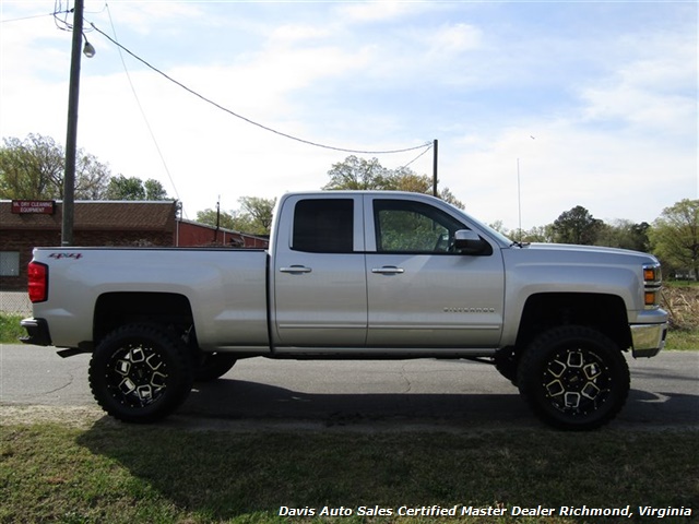 2015 Black Chevrolet Silverado 1500 Lt Double Cab 4x4