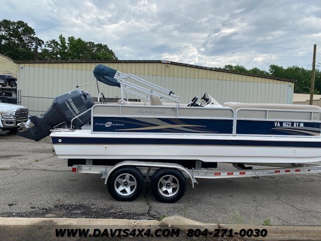 2014 Hurricane Deck Boat Fun Deck 226 Pontoon Boat/Family Built By Nautical  Global Group - Photo 3 - North Chesterfield, VA 23237