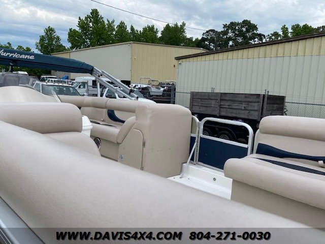 2014 Hurricane Deck Boat Fun Deck 226 Pontoon Boat/Family Built By Nautical  Global Group - Photo 17 - North Chesterfield, VA 23237