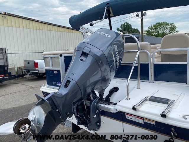 2014 Hurricane Deck Boat Fun Deck 226 Pontoon Boat/Family Built By Nautical  Global Group - Photo 5 - North Chesterfield, VA 23237
