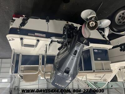 2014 Hurricane Deck Boat Fun Deck 226 Pontoon Boat/Family Built By Nautical  Global Group - Photo 35 - North Chesterfield, VA 23237