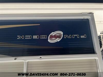 2014 Hurricane Deck Boat Fun Deck 226 Pontoon Boat/Family Built By Nautical  Global Group - Photo 33 - North Chesterfield, VA 23237