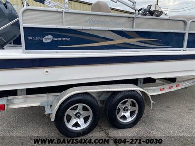 2014 Hurricane Deck Boat Fun Deck 226 Pontoon Boat/Family Built By Nautical  Global Group - Photo 26 - North Chesterfield, VA 23237