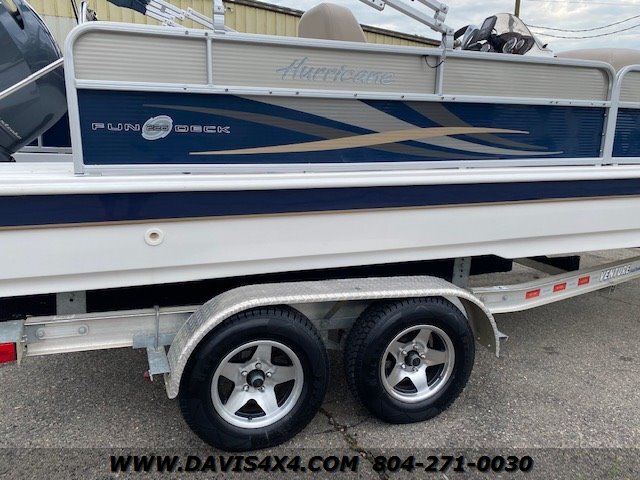 2014 Hurricane Deck Boat Fun Deck 226 Pontoon Boat/Family Built By Nautical  Global Group - Photo 26 - North Chesterfield, VA 23237