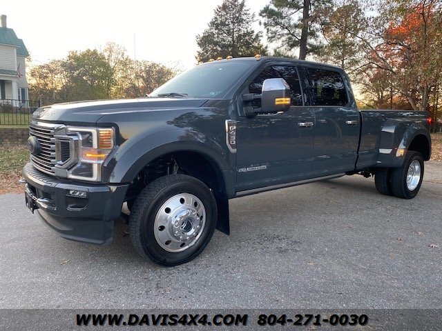 2021 Ford F 450 Super Duty Platinum 4x4 Diesel Crew Cab Dually 8387