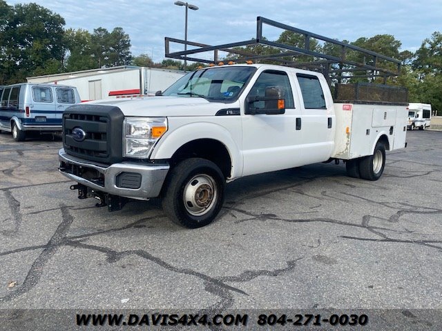 2012 Ford F-350 Superduty Crew Cab Utility Body 4x4 Work Truck - Photo 1 - North Chesterfield, VA 23237