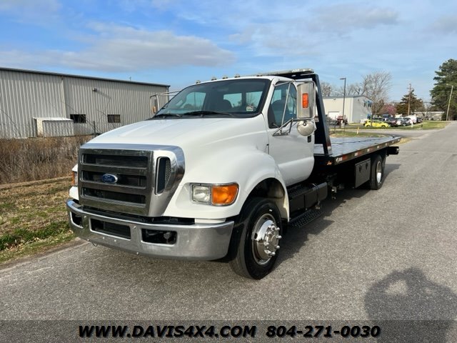 2011 Ford F-650 Cummins Diesel Flatbed Tow Truck Rollback