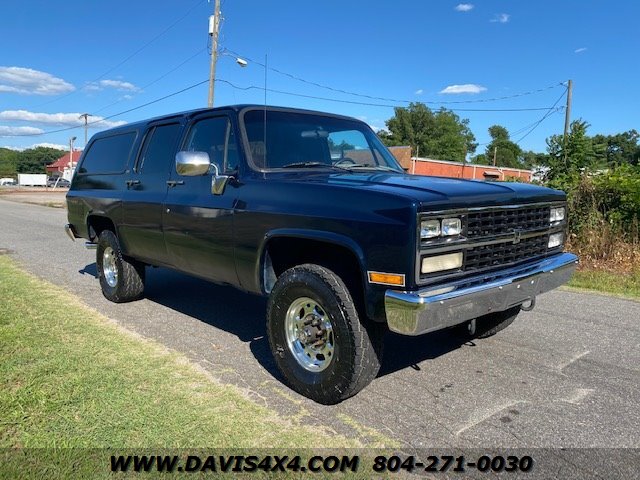 1991 Chevrolet Suburban 2500 Series Classic Square Body Silverado 4x4 SUV