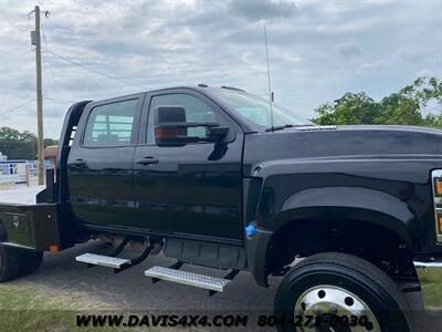 2020 Chevrolet Silverado 4500 5500 Diesel Crew Cab 4x4 Custom Hauler Flatbed   - Photo 26 - North Chesterfield, VA 23237