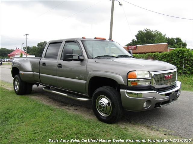 2007 GMC Sierra 3500 SLT 6.6 Duramax Diesel 4X4 Dually Crew Cab Long ...