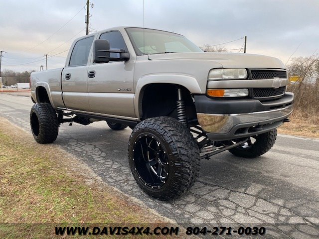 2001 Chevrolet Silverado 2500 Crew Cab Short Bed Lifted Loaded LT