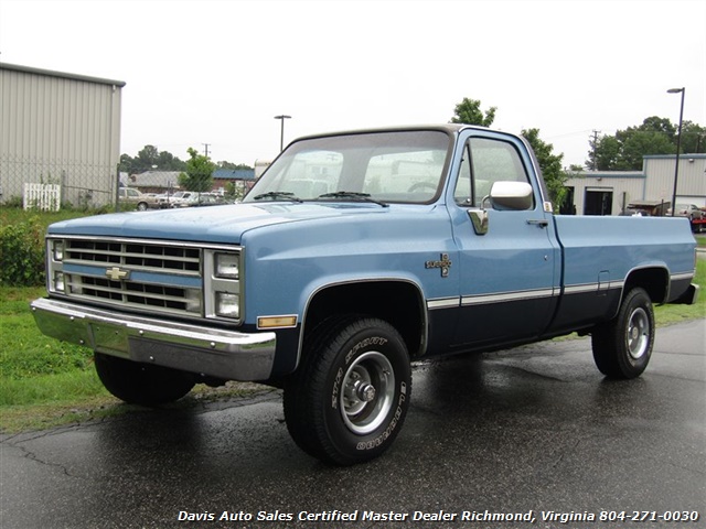 1985 Chevrolet Silverado 1500 C K 10 Square Body 4x4 Regular Cab Sold