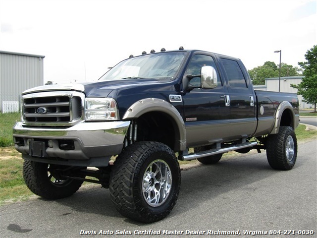 2004 Ford F-350 Super Duty Lariat Diesel Lifted 4X4 Crew Cab Long Bed ...