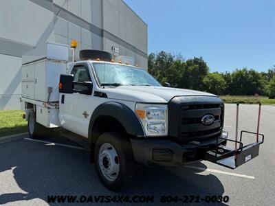 2015 Ford F-550 Superduty Utility 4x4 Diesel Work Truck   - Photo 5 - North Chesterfield, VA 23237