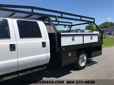 2003 FORD F550 Crew Cab Lariat Powerstroke Diesel Utility/Flatbed  Work Body Commercial Dually Truck - Photo 3 - North Chesterfield, VA 23237