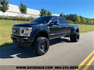 2020 Ford F-450 Super Duty Superduty Crew Cab Lifted Platinum Dually Diesel  Pickup 4x4 - Photo 3 - North Chesterfield, VA 23237