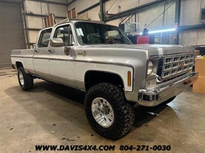 1976 Chevrolet Truck K-20 Silverado Crew Cab 3+3 4x4 Lifted  