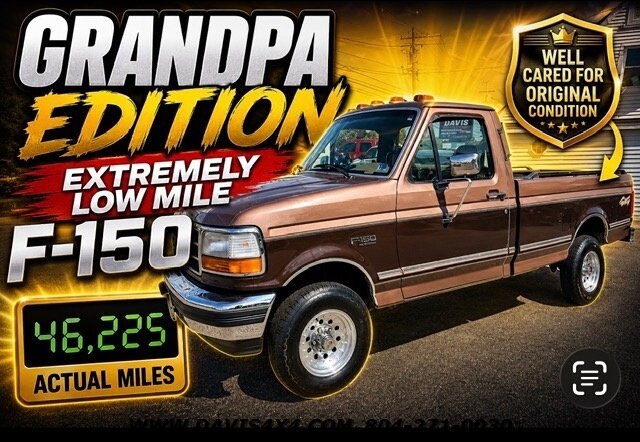 1993 Ford F-150 XLT 4x4 OBS Grandpa Special  