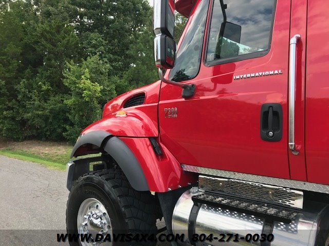 2005 International Cxt 7300 4x4 Crew Cab Long Bed Super Truck Monster