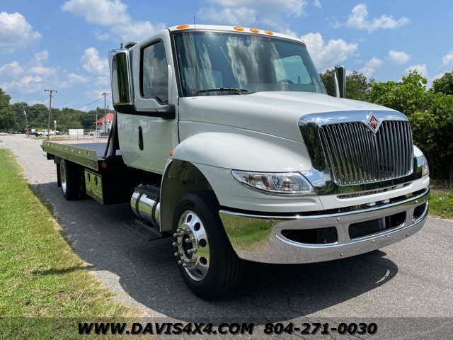 2021 International Mv Standard Cab Rollback Tow Truck Flatbed 1270