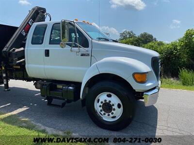 2000 Ford F750 Diesel Hiab Lift Extended Cab Flatbed Work Truck  (SOLD) - Photo 32 - North Chesterfield, VA 23237