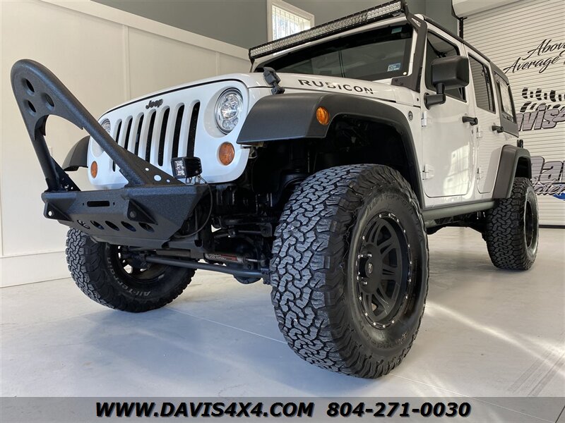 2012 Jeep Wrangler Unlimited Rubicon Lifted 4X4 6 Speed Manual