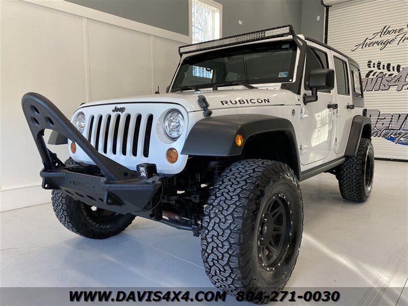 2012 Jeep Wrangler Unlimited Rubicon Lifted 4X4 6 Speed Manual