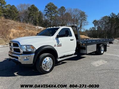 2016 RAM 5500 Rollback Cummins Flatbed Tow Truck  