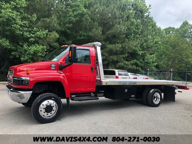 2005 Gmc C5500 Kodiaktopkick 4x4 Rollbackwrecker Tow Truck Low Mileage Duramax Turbo Diesel 1323