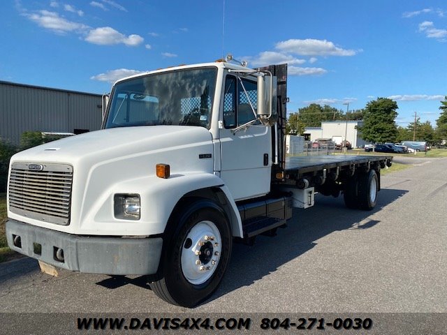 2001 Freightliner FL70 Diesel Flatbed Work Hauling Truck