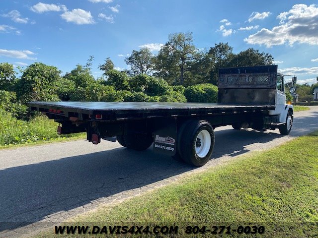 2001 Freightliner FL70 Diesel Flatbed Work Hauling Truck