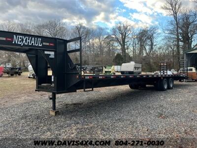 2020 Nexhaul 40 " Gooseneck Trailer Flatbed With Dovetail Hotshot Trailer   - Photo 4 - North Chesterfield, VA 23237