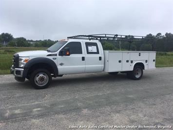 2015 Ford F-450 Super Duty XL 4X4 Diesel 6.7 Dually Crew Cab Utility ...