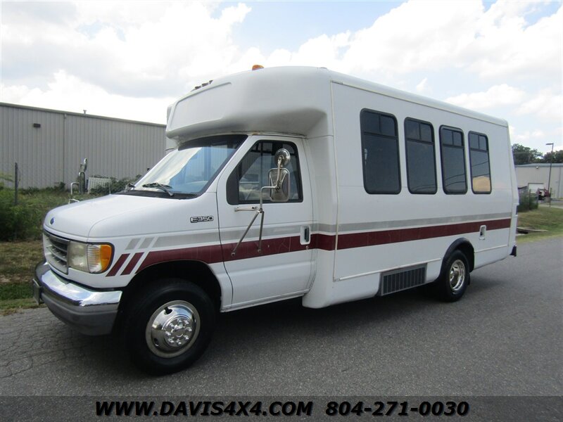 1996 Ford E 350 Econoline Dual Rear Wheel Shuttle Bus Daycare Church Miniature School Bus