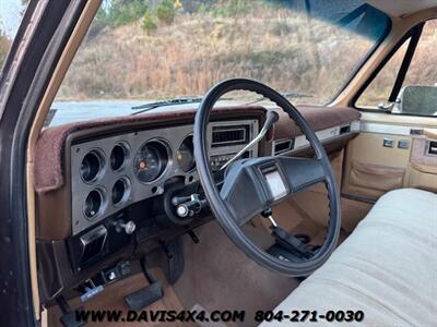 1984 Chevrolet K20 Squarebody 4×4 Camper Special   - Photo 12 - North Chesterfield, VA 23237