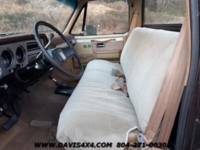 1984 Chevrolet K20 Squarebody 4×4 Camper Special   - Photo 11 - North Chesterfield, VA 23237