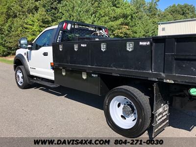 2019 FORD F550 Regular Cab Diesel Flatbed Utility Truck   - Photo 5 - North Chesterfield, VA 23237