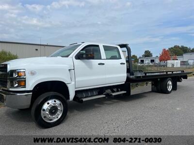 2019 Chevrolet Silverado International Crew Cab 4x4 6500 Flatbed Tow Truck Rollback  Diesel - Photo 2 - North Chesterfield, VA 23237