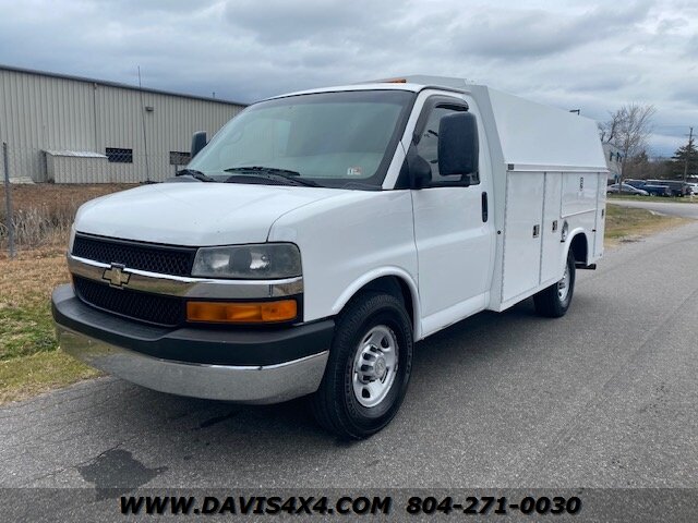 2010 Chevrolet Express Cutaway 3500 Knapheide KUV Utility Body Enclosed ...