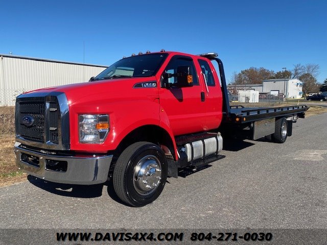 2019 Ford F-650 Superduty Extended Cab Flatbed Tow Truck Rollback