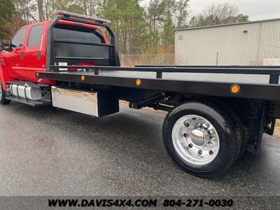 2022 Ford 650 Crew Cab Flatbed Rollback Tow Truck   - Photo 14 - North Chesterfield, VA 23237